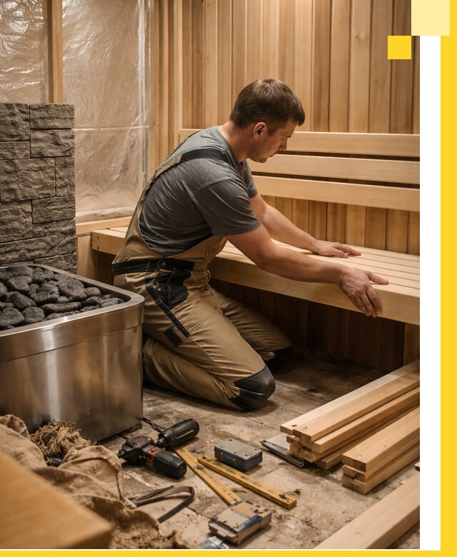 Сауны для дома под ключ с проектированием и монтажом в Чернушке