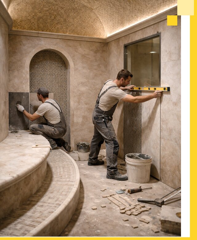 Проектирование и строительство саун с хамамом под ключ в Чернушке