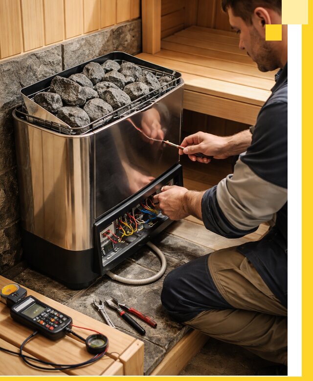 Продажа и установка электрокаменок для саун в Чернушке