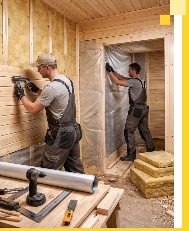 Бани под ключ в Чернушке с проектом и полным монтажом