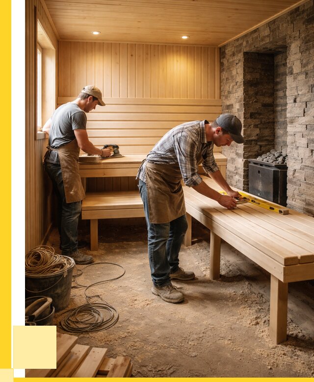 Отделка бани в Чернушке: внутренняя отделка от 3047 р. | ЭриданЧрш