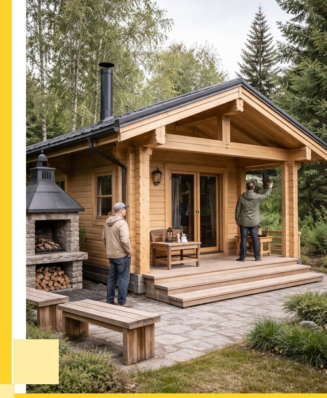 Деревянные бани под ключ в Чернушке от 457020 р. | ЭриданЧрш