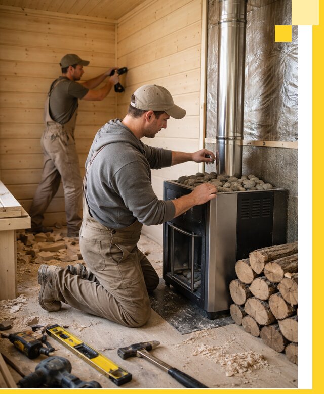 Строительство деревянных бань под ключ в Чернушке проекты и монтаж