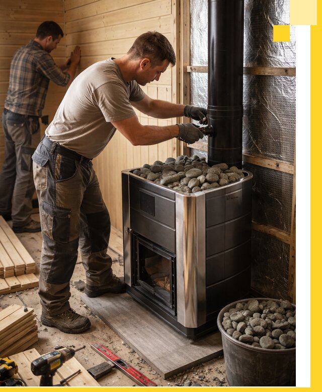 Проектирование и строительство парилок для бани в Чернушке под ключ