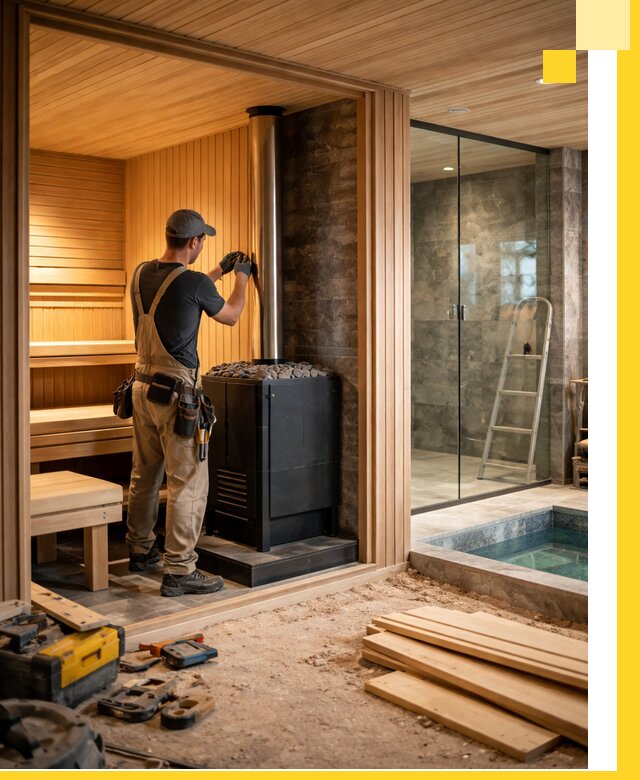 Полное строительство банных комплексов под ключ в Чернушке