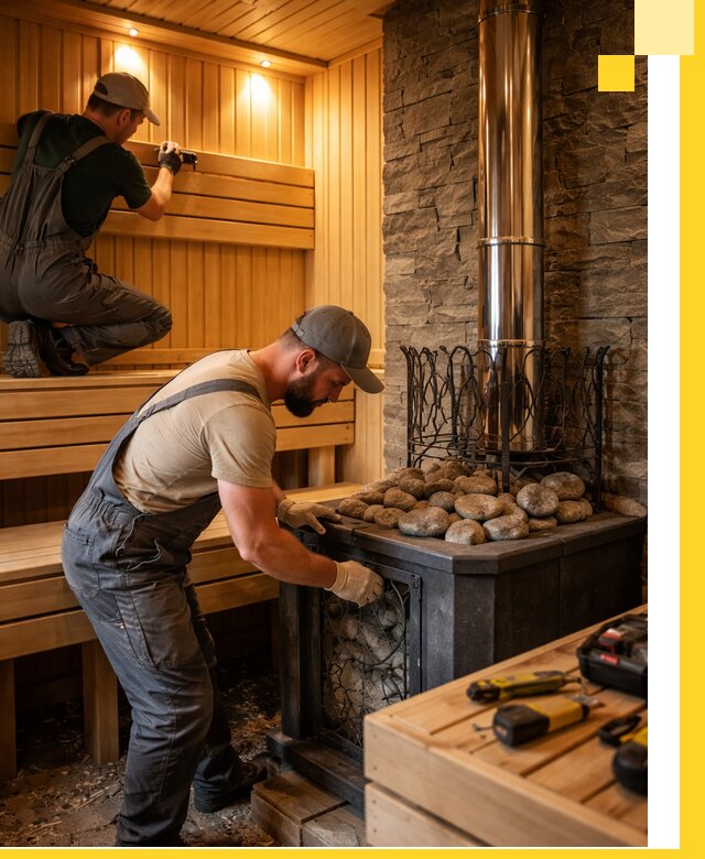 Комплексный дизайн бань, саун и зон отдыха в Чернушке