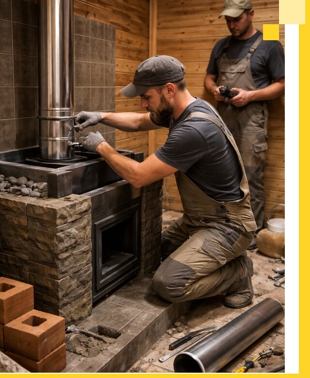 Изготовление и установка банных печей под ключ в Чернушке