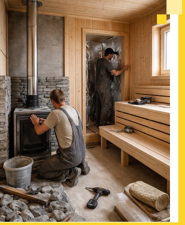 Строительство и изготовление бань под ключ в Чернушке