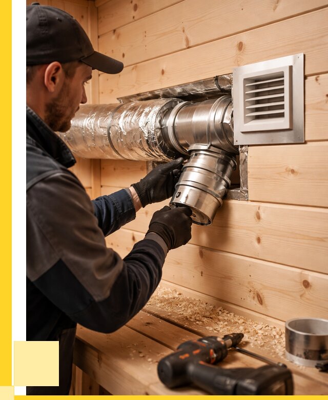 Монтаж вентиляции бани в Чернушке от 12187 р. | ЭриданЧрш