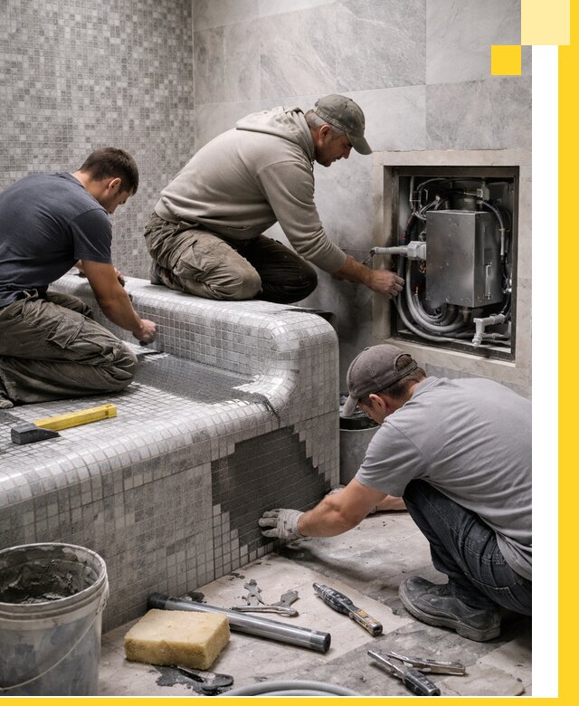 Проекты хамамов под ключ в Чернушке и дизайн и строительство