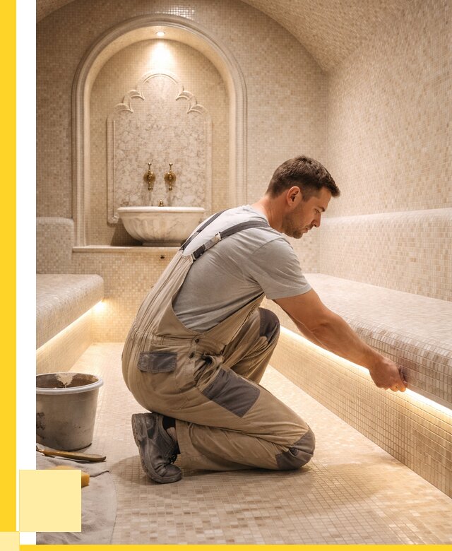 Отделка хамамов под ключ в Чернушке от 5586 р. | ЭриданЧрш