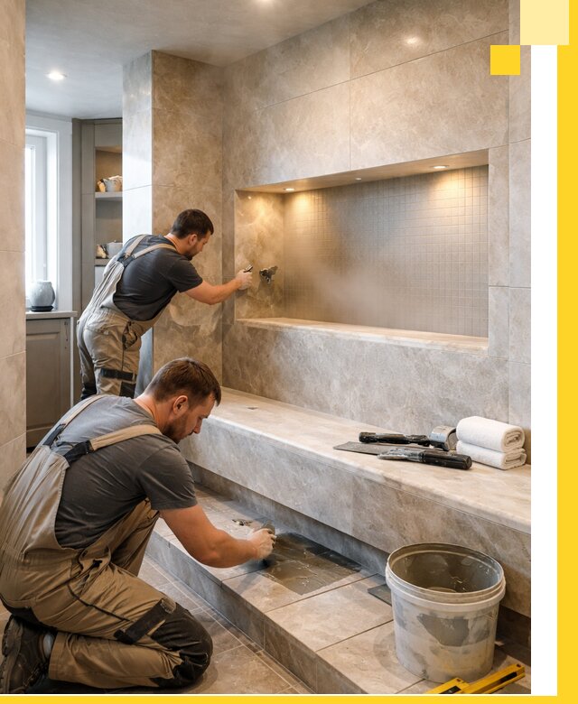 Профессиональное строительство хамама в квартире в Чернушке