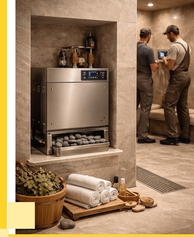 Парогенераторы для хамама в Чернушке от 76170 р. | ЭриданЧрш