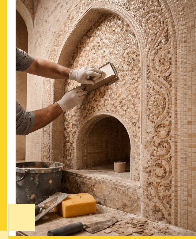 Мозаика для хамама в Чернушке под ключ от 5078 р. | ЭриданЧрш